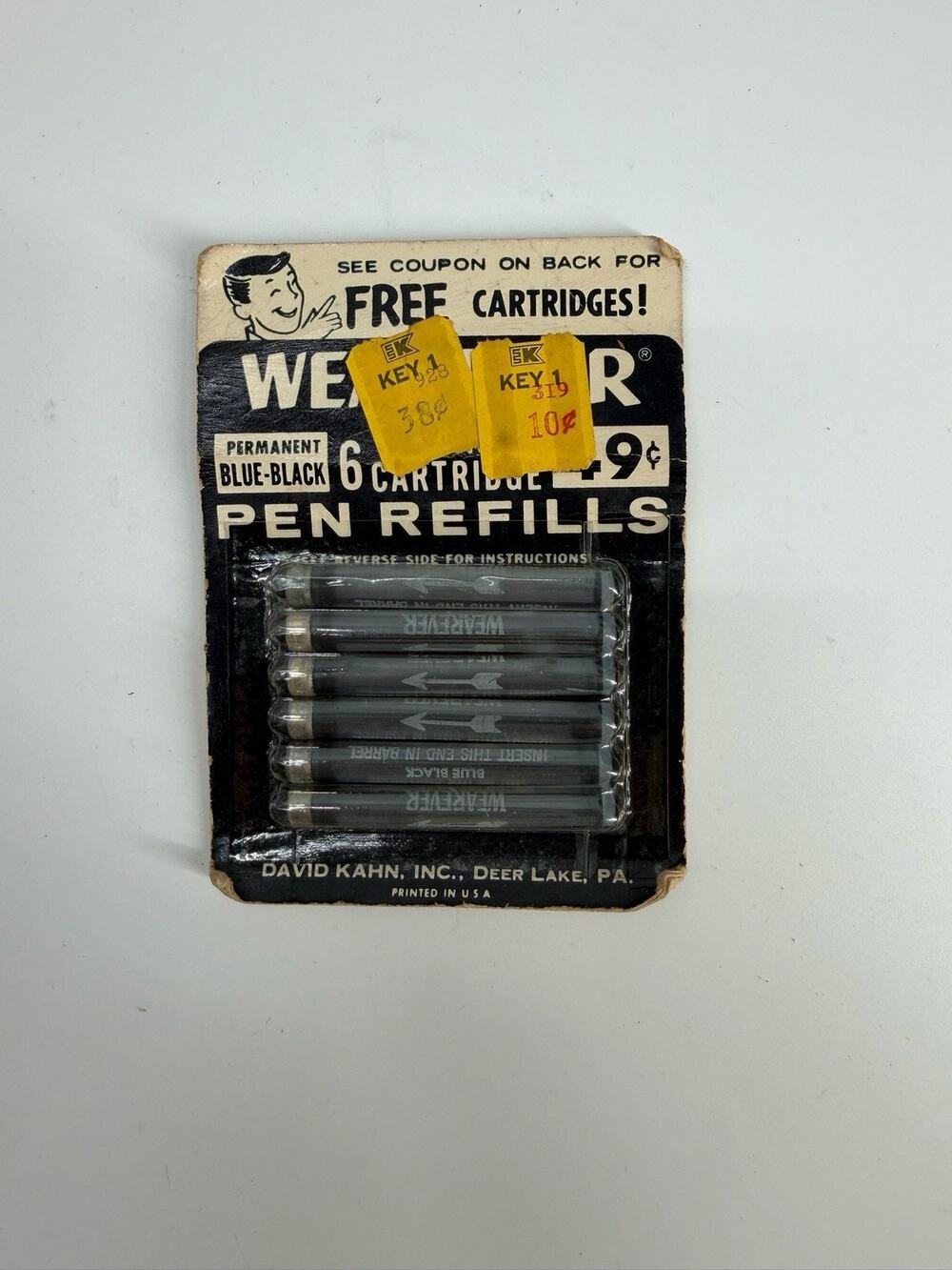 1960s Weaver pen refills
